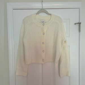 Abercrombie & Fitch Women's Cream Cardigan